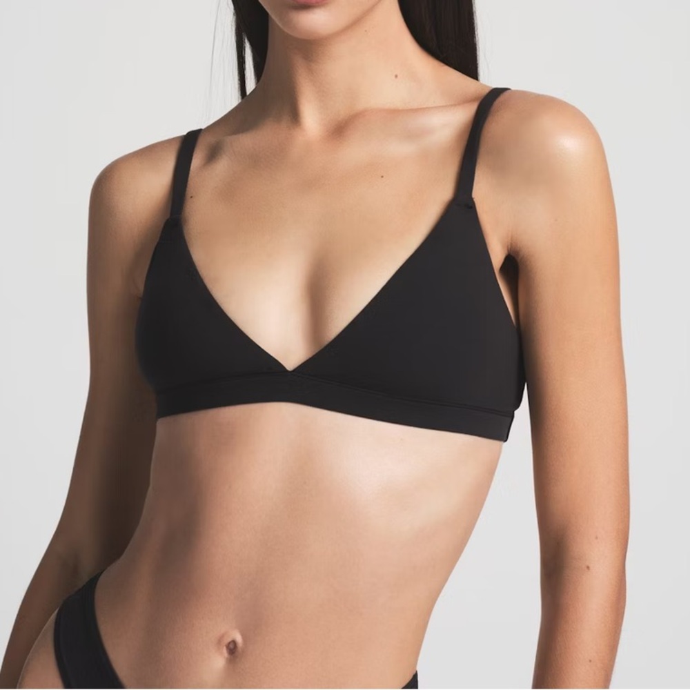 Skims cotton jersey bralette